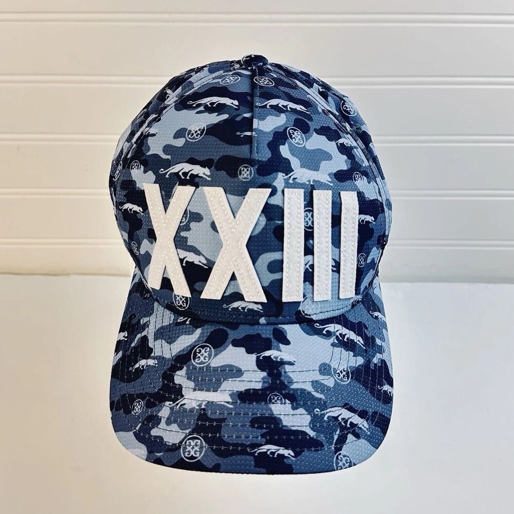 Grove XXIII G/Fore Snapback Golf Hat Michael Jordan Carolina Blue Camo Cap Logo